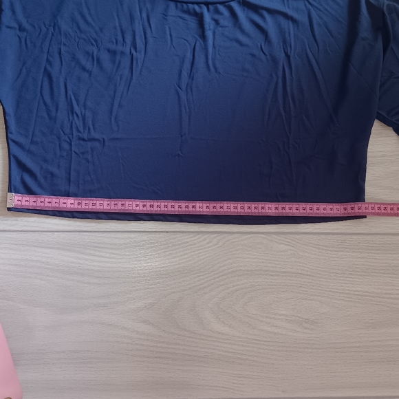 Plus Size Women Solid Color Off-Shoulder Long Sleeve Blouse And Slit Pants Set - Picture 14 of 15